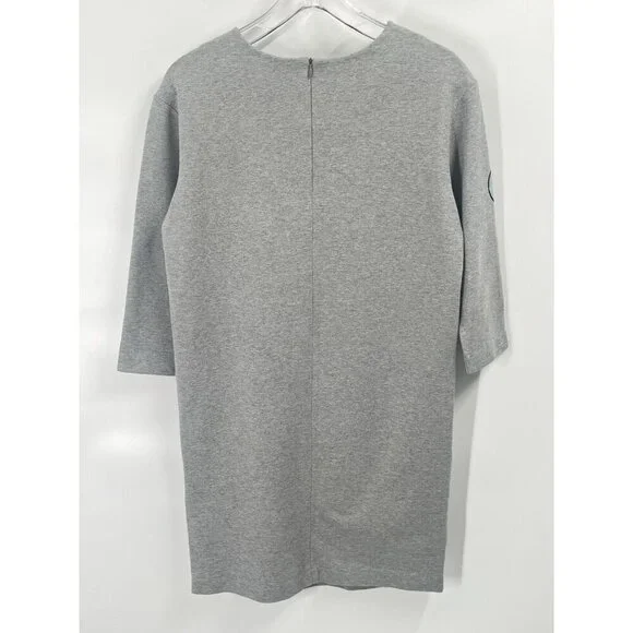 & Other Stories Sweatshirt Dress Gray Retro Print Sz Womens 6 - Picture 6 of 6